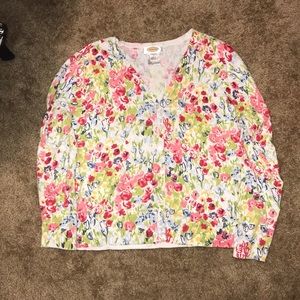 Floral Button Up Long Sleeve